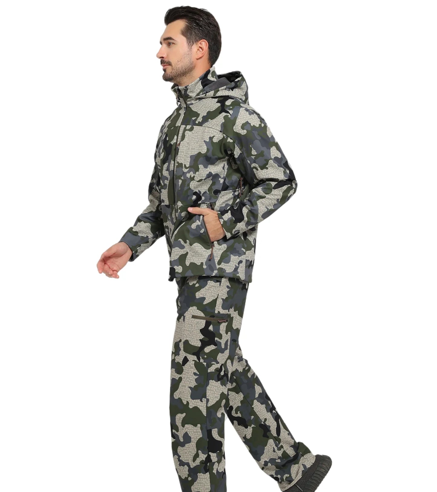 Jetstream – veste de chasse polaire 3 en 1 pour hommes, coupe-vent, imperméable, respirante, légère, fonctionnelle, perméable à la vapeur
