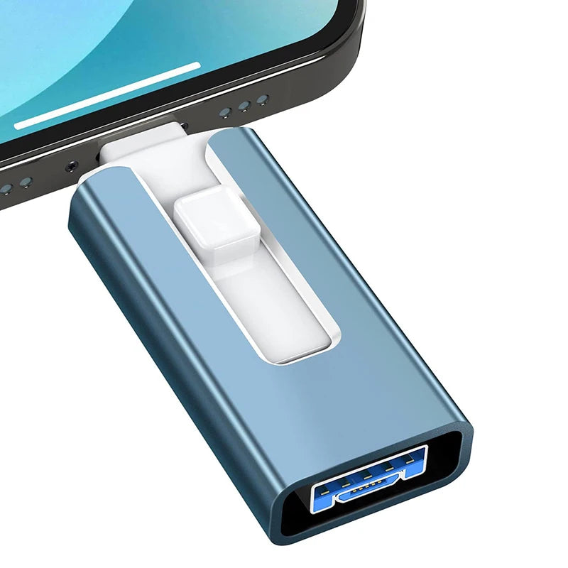 4 In1 OTG Micro USB 3.0 clé USB double usage Android TYPE-C clé Mobile Micro USB clé USB clé USB gratuite pour iPhone