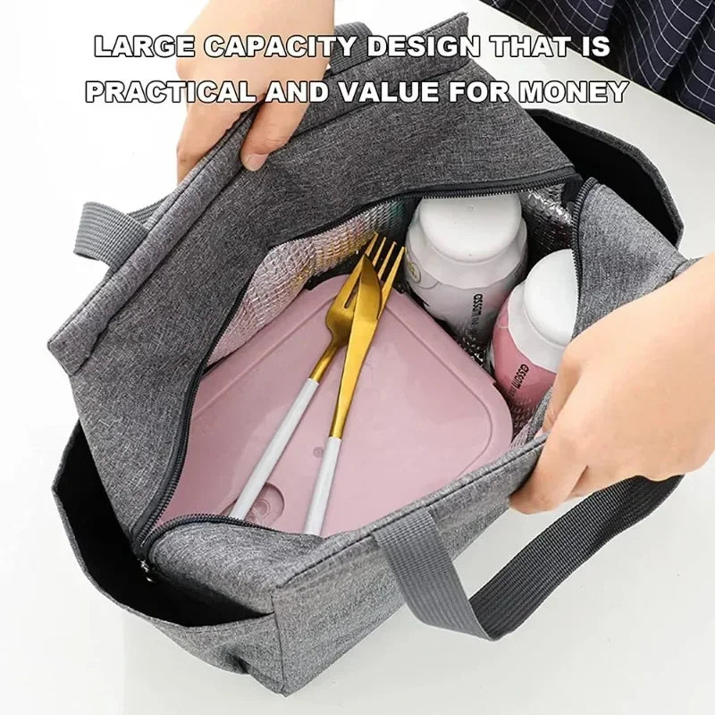 Sac isotherme portable pour déjeuner et boissons — mignon, thermique, pique-nique, cadeau enfants