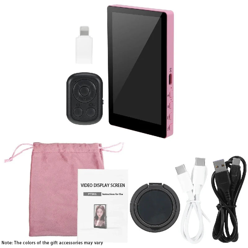 Nouveau moniteur de Selfie magnétique pour iPhone moniteur d'écran de Selfie Vlog intelligent avec télécommande 1500mAh batterie externe rose/blanc/noir