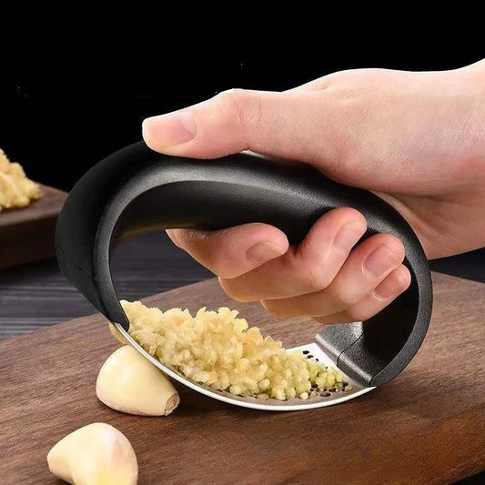 Stainless Steel Manual Garlic Press, Garlic Chopper, Garlic Mincing Tool, Fruit and Vegetable Tools, Kitchen Accessories, Gadget