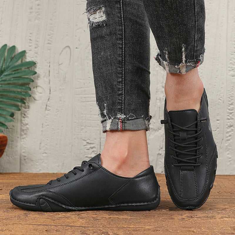 Mocassins Homme Cuir Artificiel Imperméable — Légers & Antidérapants