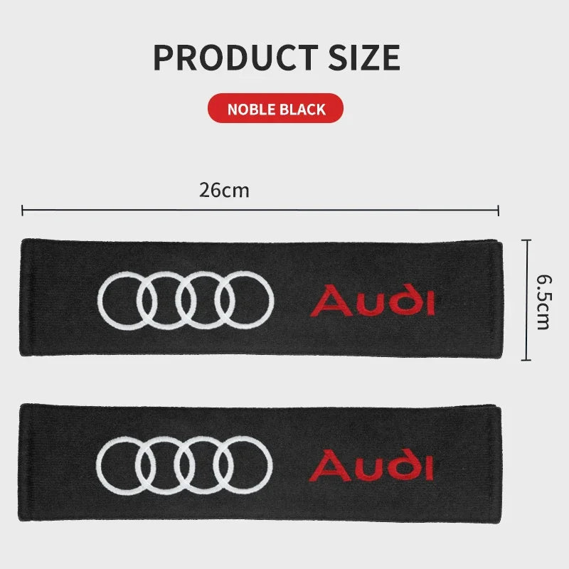 Coussinet Protection Épaule Ceinture Sécurité Logo Voiture — 1/2 Pièces Universel