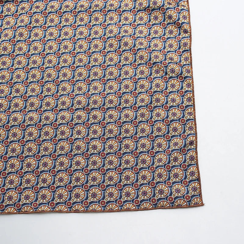 Pañuelo de seda cuadrado pequeño de 60 x 60 cm para hombres, mujeres, niños, niñas, accesorio de lujo, corbata Ascot