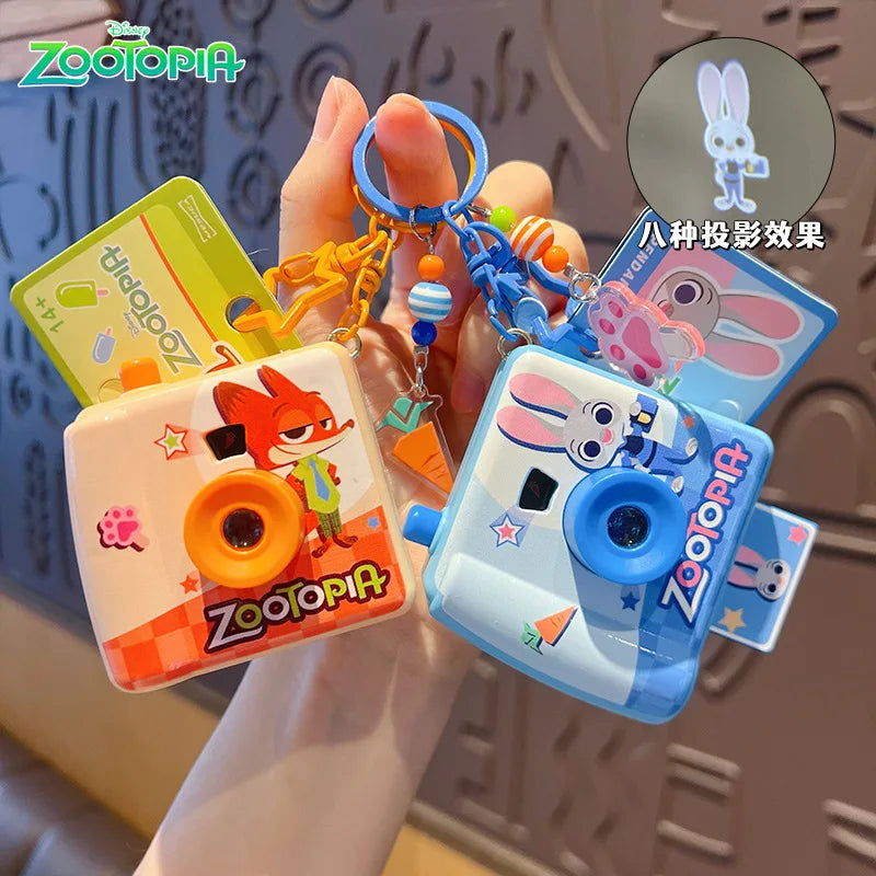 Original Zootopia Polaroid Camera Keychain, Creative Toy for Kids, Backpack Pendant, Kids' Gift, Birthday Party Souvenir