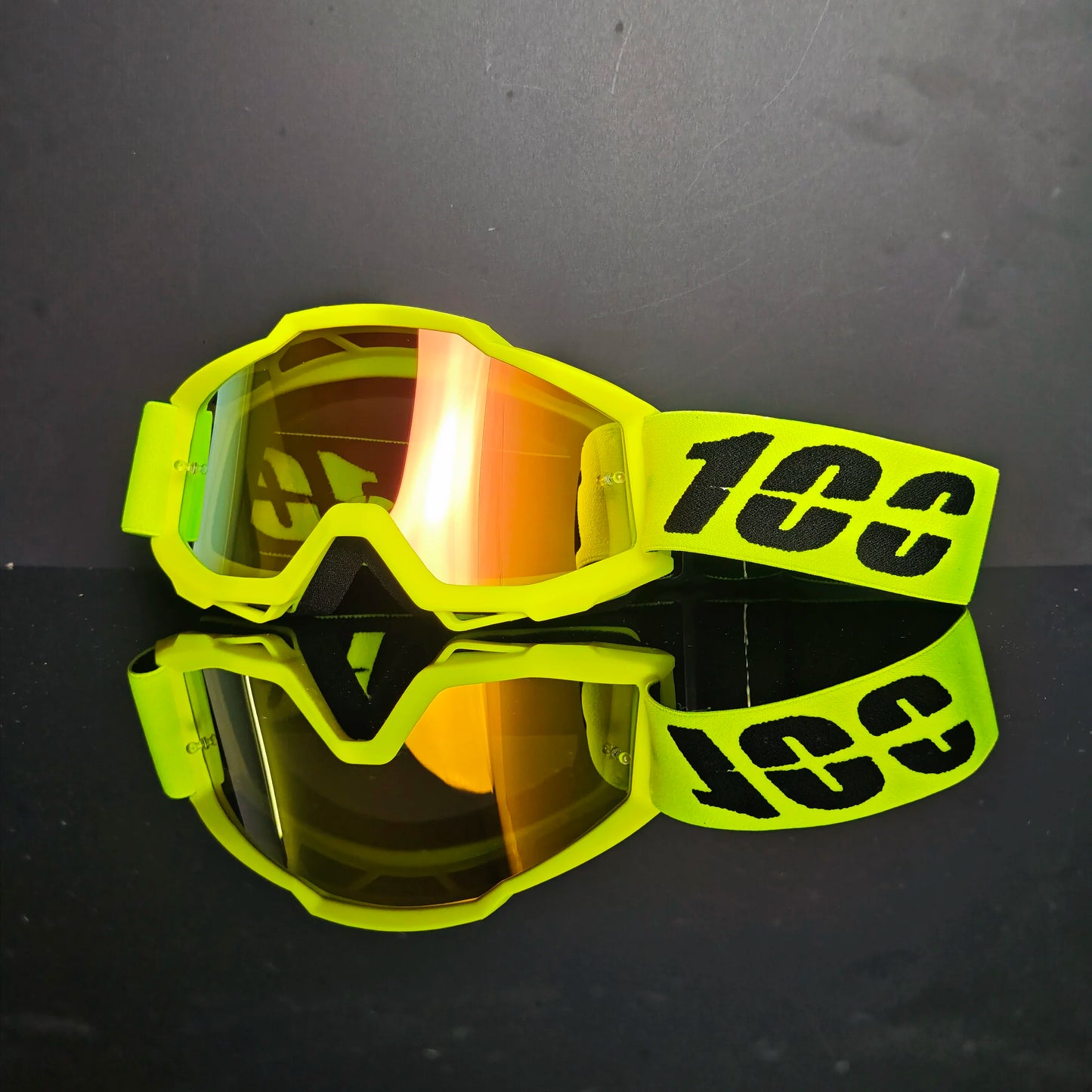 Lunettes Moto Course Anti-Poussière Coupe-Vent — Motocross Cyclisme Ski
