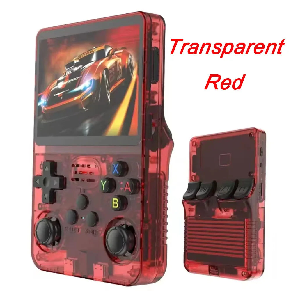 BOYHOM 64G 128G R36S Retro Handheld Game Console Linux System 3.5 Inch IPS Portable Pocket Player 64GB Video Games Kids Gifts