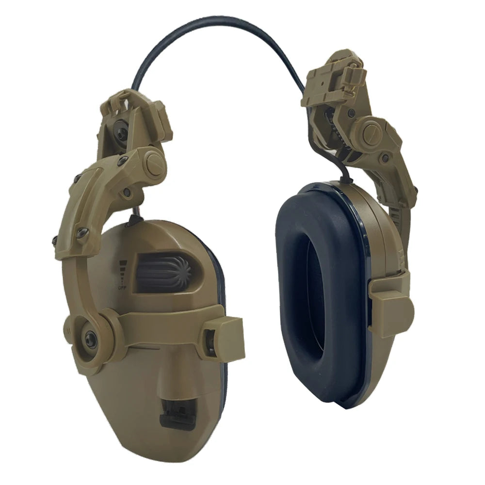Casque de tir tactique pour l'extérieur, protection auditive électronique, réduction active du bruit, casque de chasse