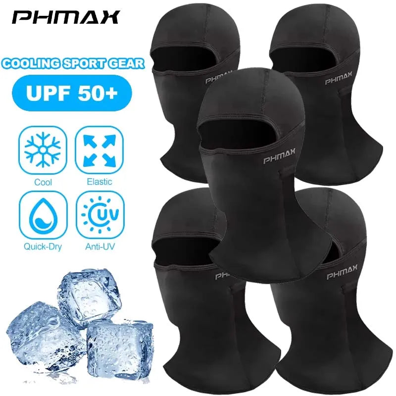 Masque d'équitation moto — protection vent et chaleur, masque complet respirant, cagoule, écharpe