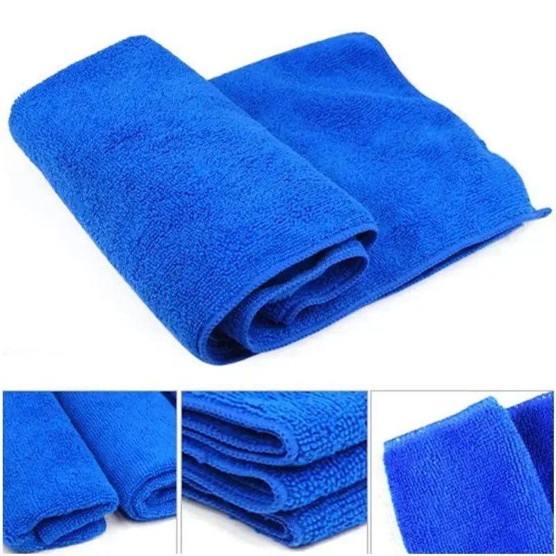 Serviettes en microfibre pour lavage de voiture, tissu de séchage, chiffons de nettoyage ménager, chiffon de polissage pour détails automobiles, outils de nettoyage de la maison, 1 à 20 pièces