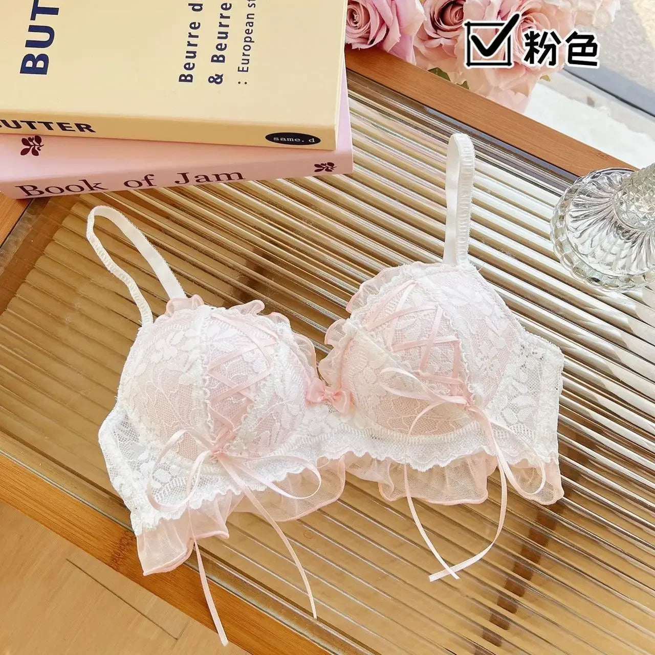 Soutien-gorge Push-Up Lolita Dentelle — Style Japonais Princesse