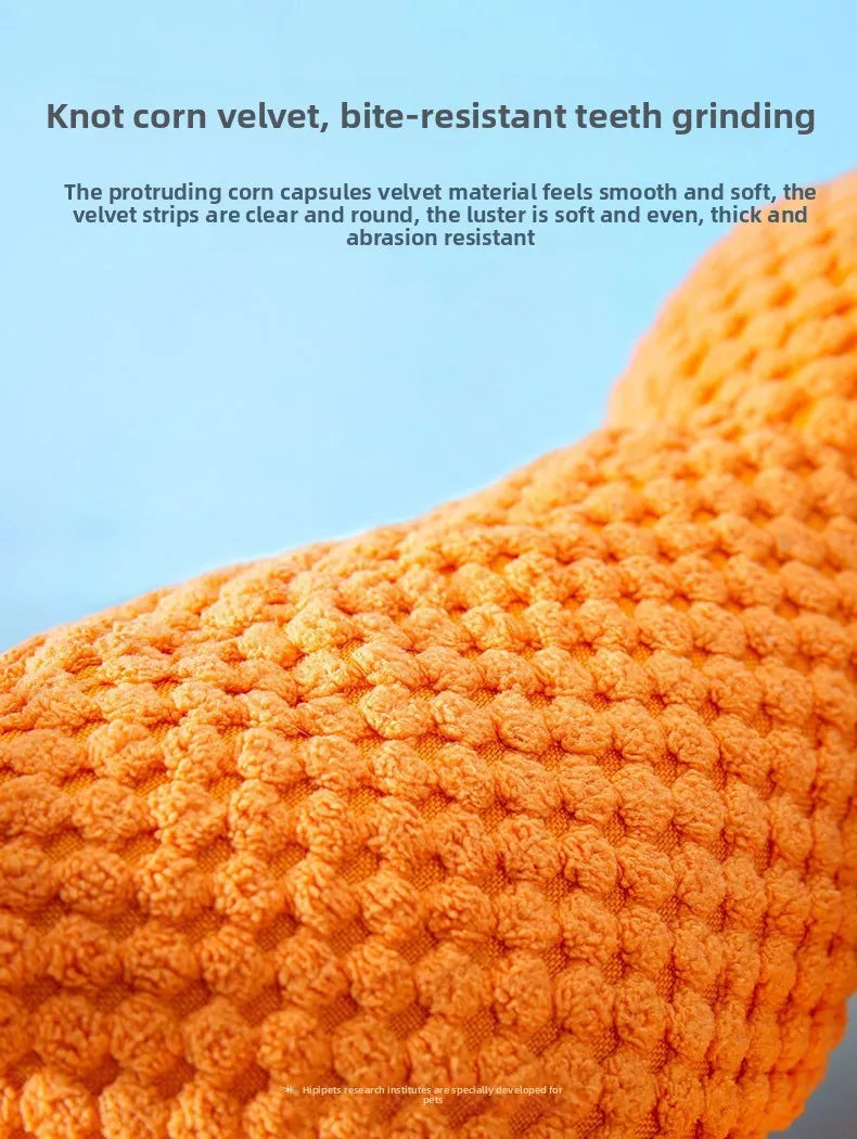 Jouet en peluche pour chien, mignon renard, éléphant, résistant aux morsures, interactif, grinçant, jouet à mâcher, nettoyage des dents de chien, poupée sonore, jouet à mâcher