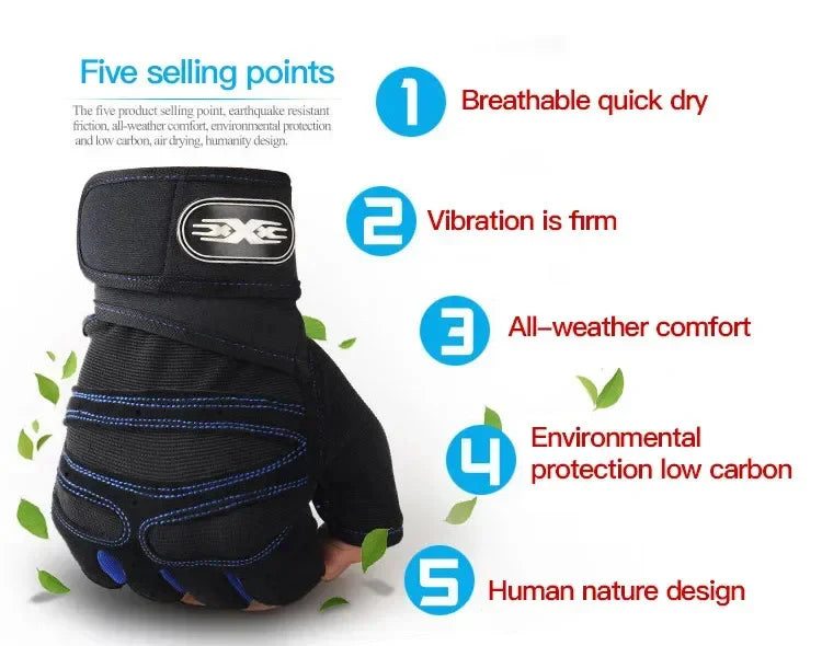 Gants de protection de poignet coordonnants pour hommes et femmes, extérieur, cyclisme, randonnée, degré de choc, fitness, paquet WePackage, levage