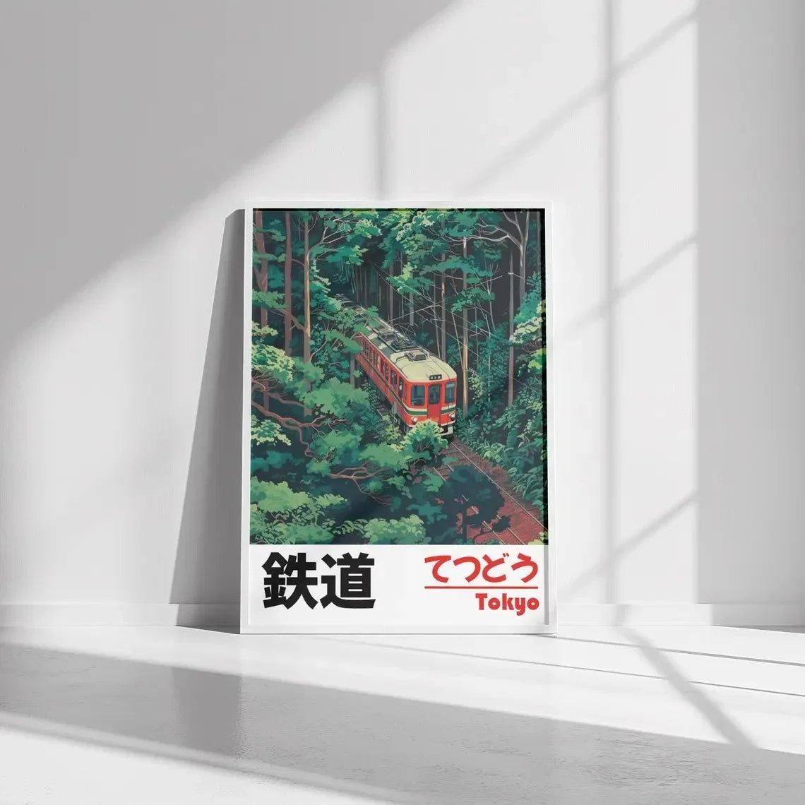 Toile Imprimée Paysage Japonais Rétro — Art Mural Décoration Maison