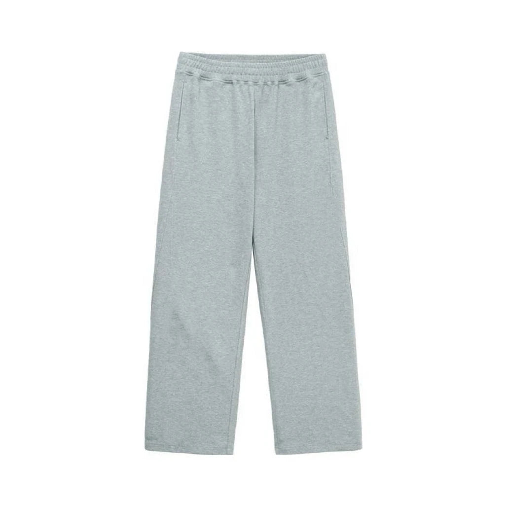 Pantalón de chándal cómodo de pernera recta para hombre, estilo retro Y2K, corte holgado, jogging hip hop, pantalón casual con bolsillos grandes