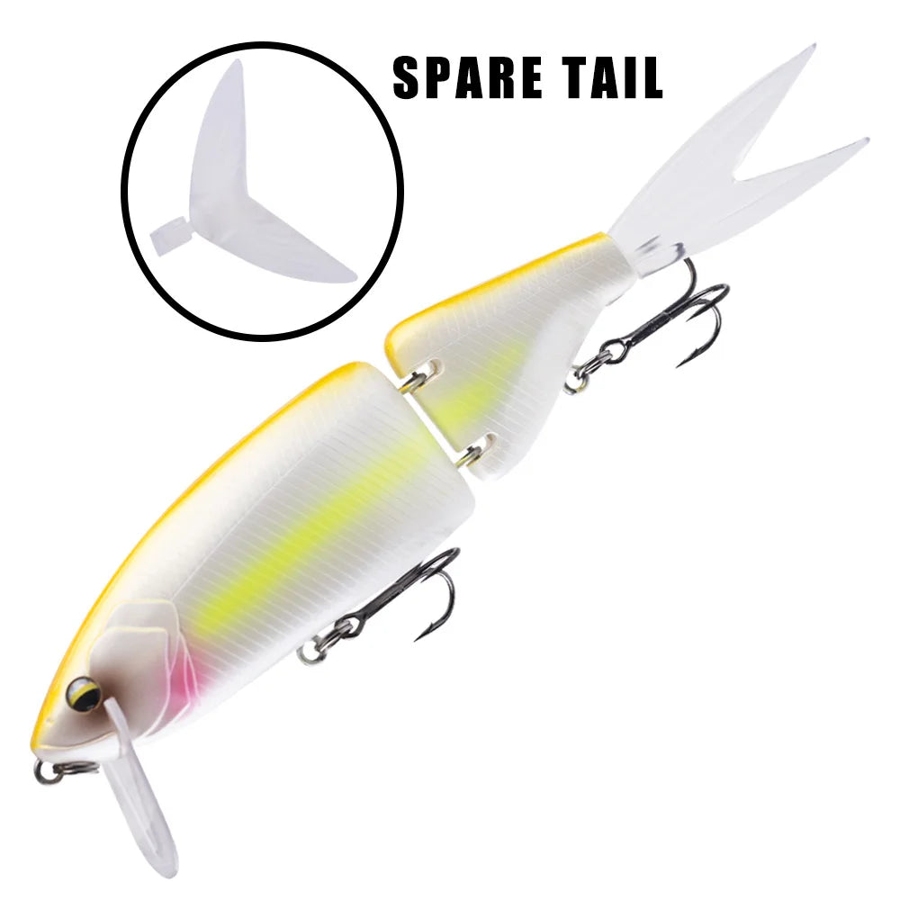 Leurre Flottant Truite Vairon Articulé — Jerkbait Swimbait Brochet & Prédateur
