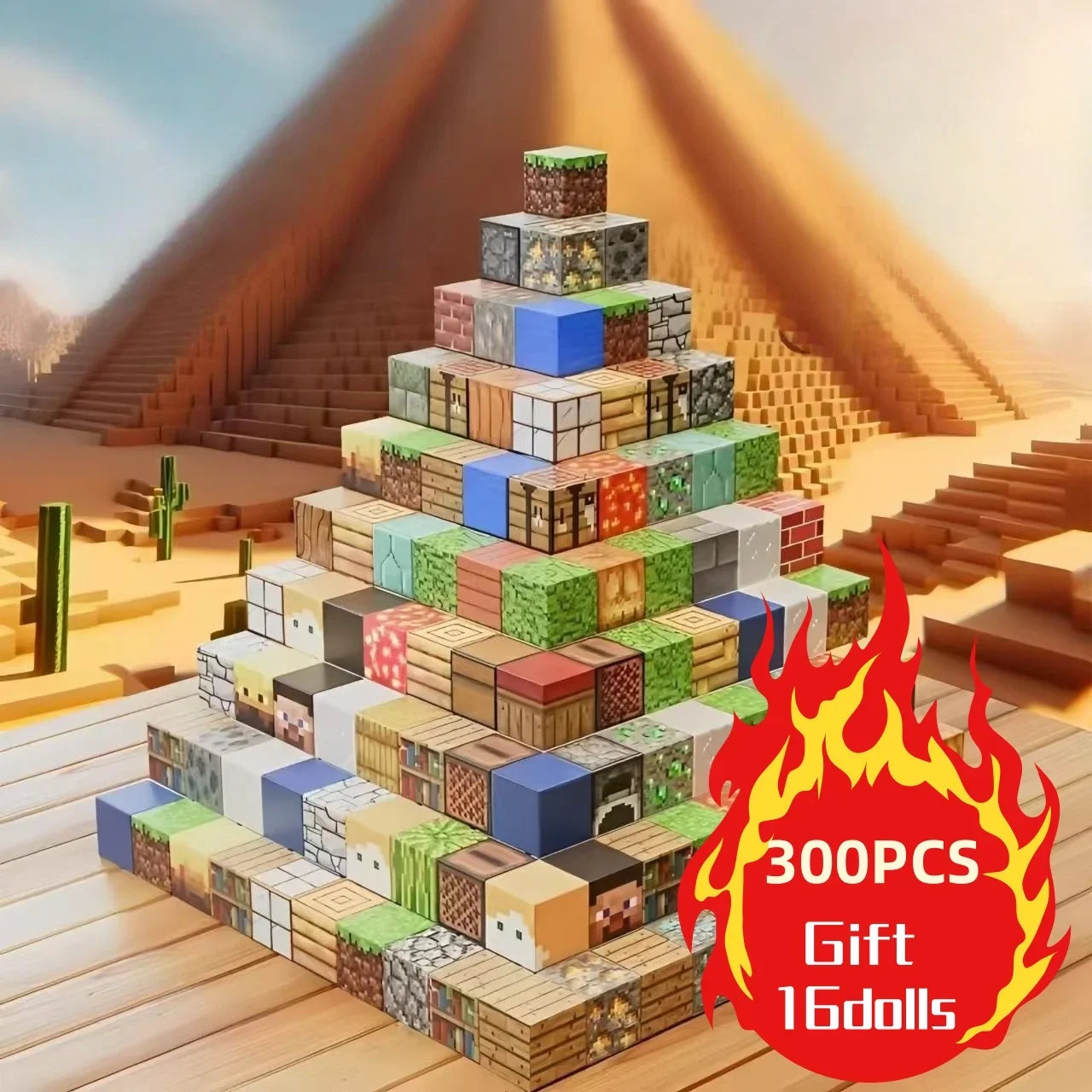 500 Pièces Blocs de Construction Magnétiques Mini Monde — DIY, Puzzle, Jouets Enfants