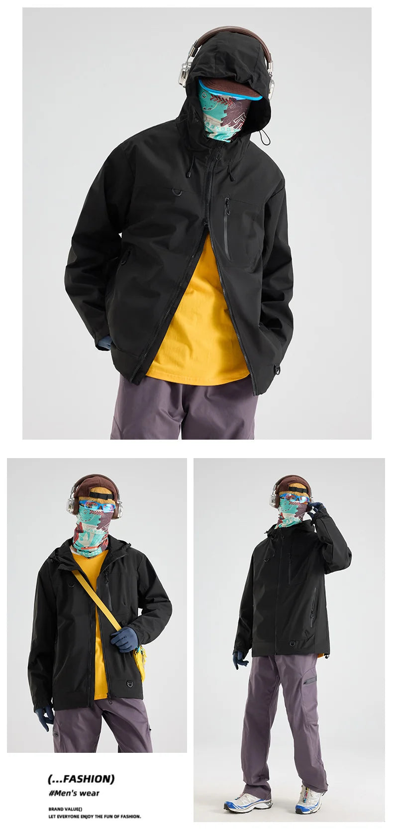 Veste Randonnée Imperméable Coupe-vent — Pêche, Camping & Escalade Unisexe