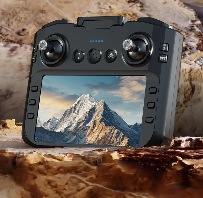 Drone GPS 8K professionnel — évitement d'obstacles, télécommande grand écran, pliable, moteur brushless