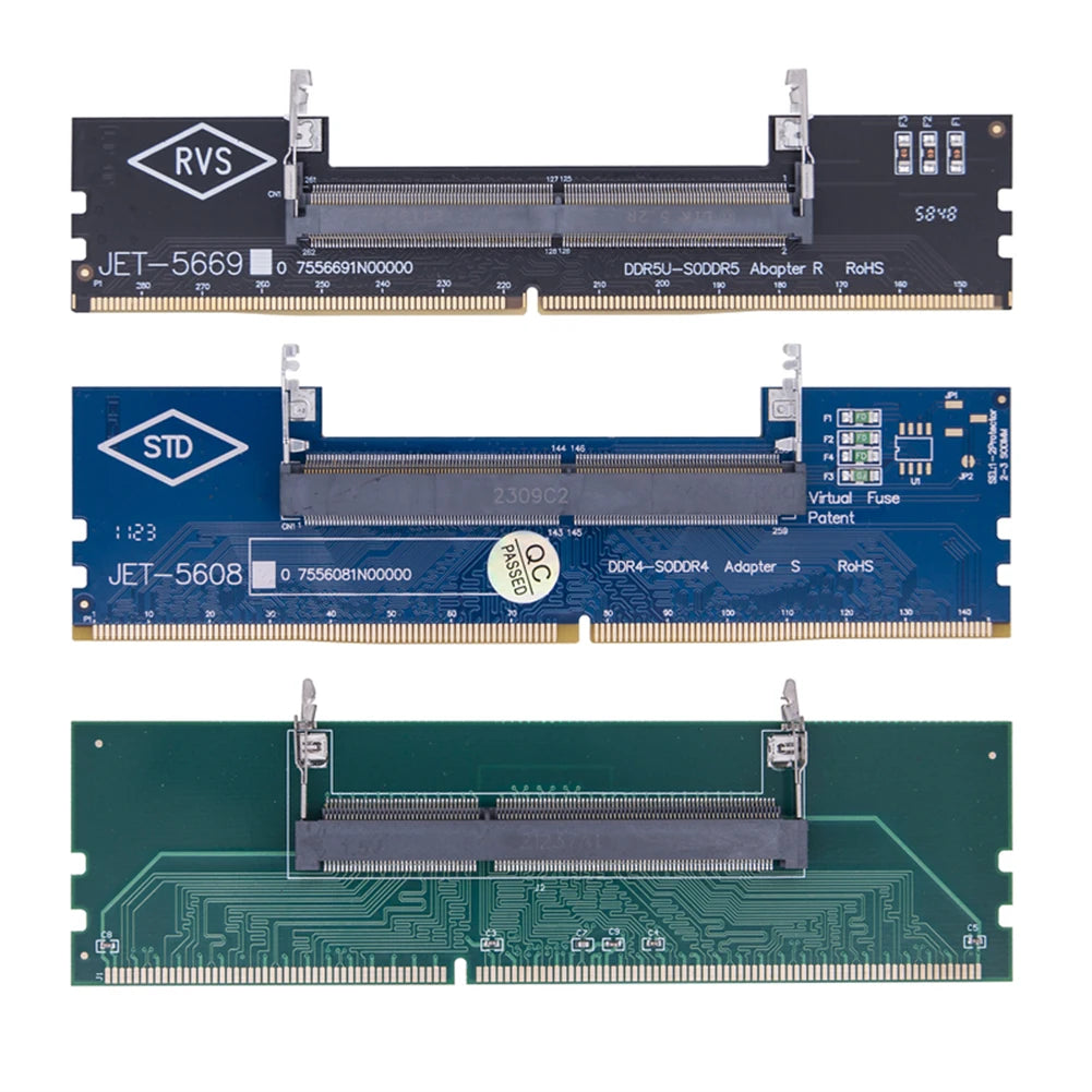 Ordinateur portable SO DDR5 RAM vers ordinateur de bureau DDR5 U-DIMM adaptateur DDR5 convertisseur de carte mémoire DDR3 DDR4 ordinateur portable vers ordinateur de bureau SO-DIMM vers carte DIMM