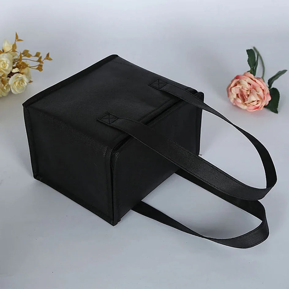 Sac isotherme Portable pour déjeuner, isolation pliante, sac de glace pour pique-nique, sac thermique pour aliments, porte-boissons, sacs isolés, sac de livraison de bière
