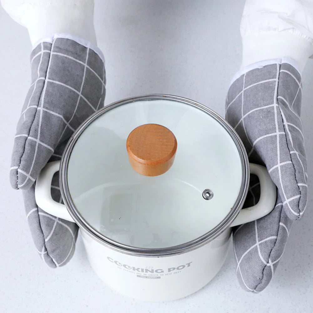 1 pièces gants de cuisson de cuisine gants de four à micro-ondes gants résistants aux hautes températures et isolés gants de four résistant à la chaleur Glo