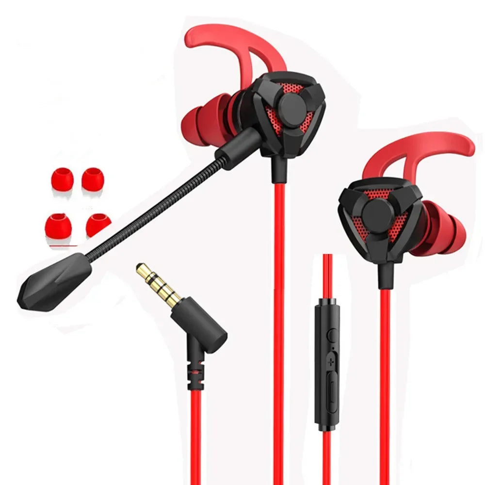 Casque gamer filaire avec micro — écouteurs jeu, téléphone, tablette, ordinateur portable, universel (v4)