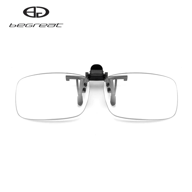 BEGREAT – Gafas de lectura portátiles, clips, lentes abatibles, lupa para hombres y mujeres présbitas sin montura, gafas Connect