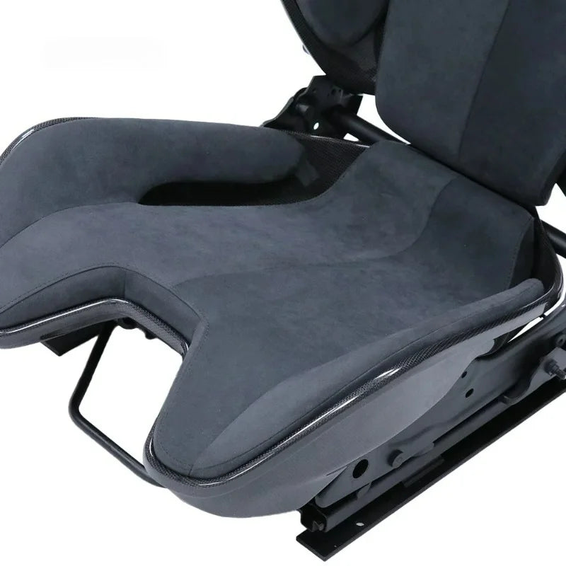 Siège de course en fibre de carbone réglable — durable, supercar, cuir