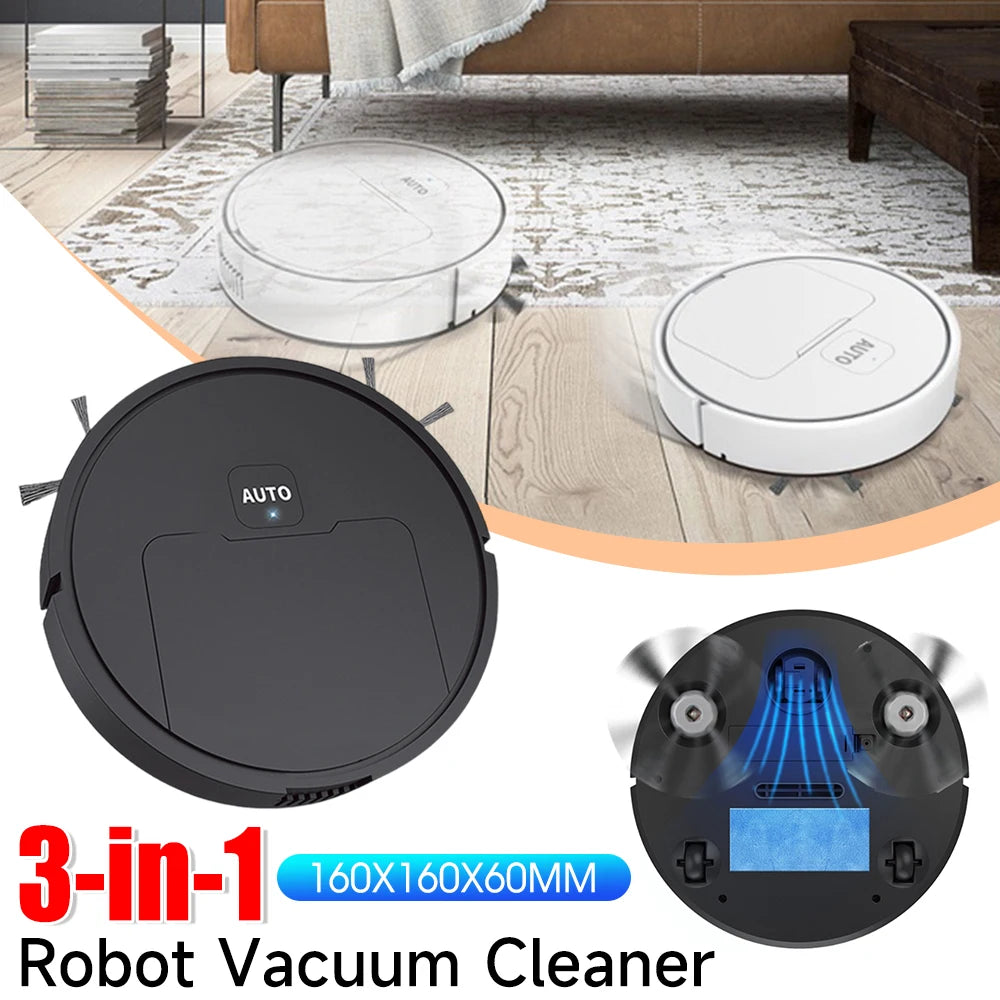 Aspirateur Robot de balayage intelligent 3 en 1, Machine de balayage et de nettoyage automatique, Rechargeable par USB, appareils de nettoyage, nouveau