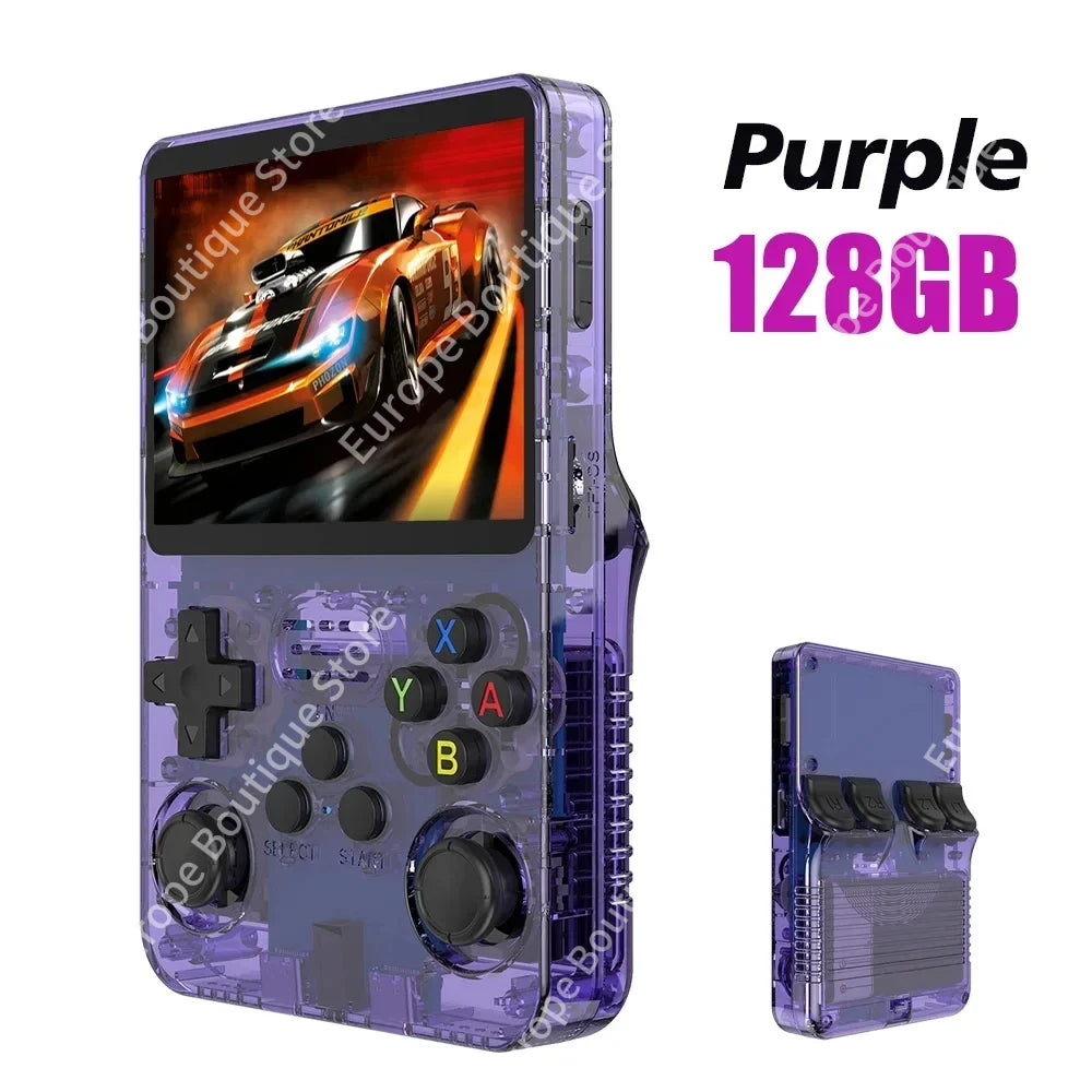 R36S Portable Game Console, 20000+ Games, 64/128GB, Retro Game Emulators, 3.5-inch IPS Screen, Support, Wholesale