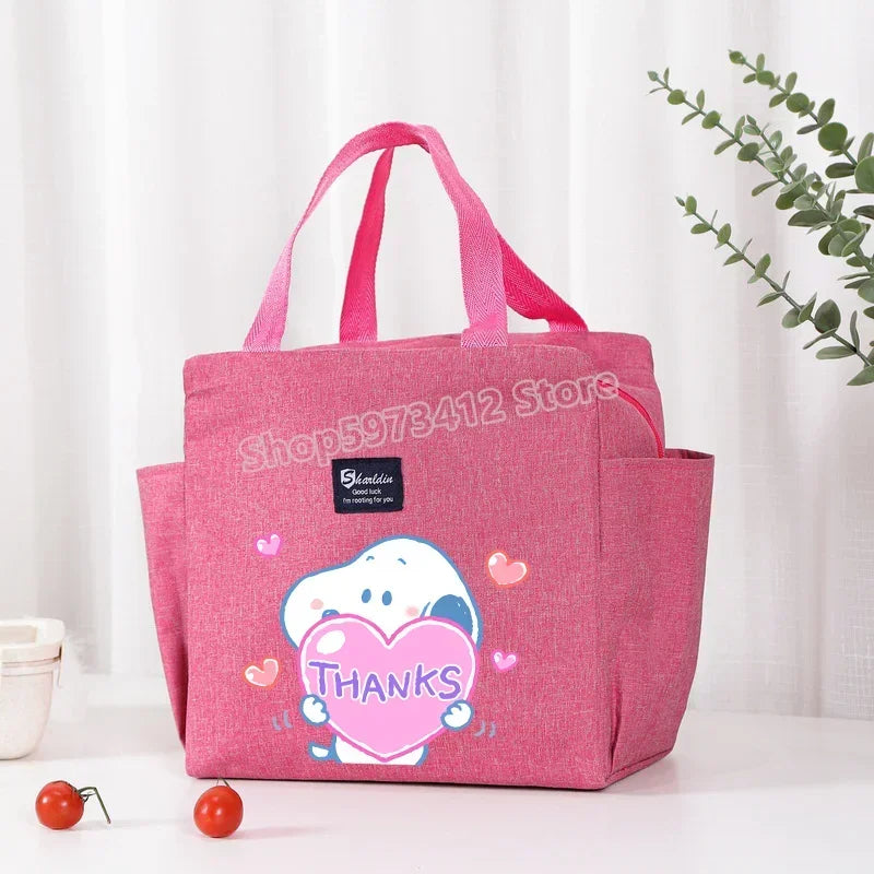 Sac isotherme portable pour déjeuner et boissons — mignon, thermique, pique-nique, cadeau enfants