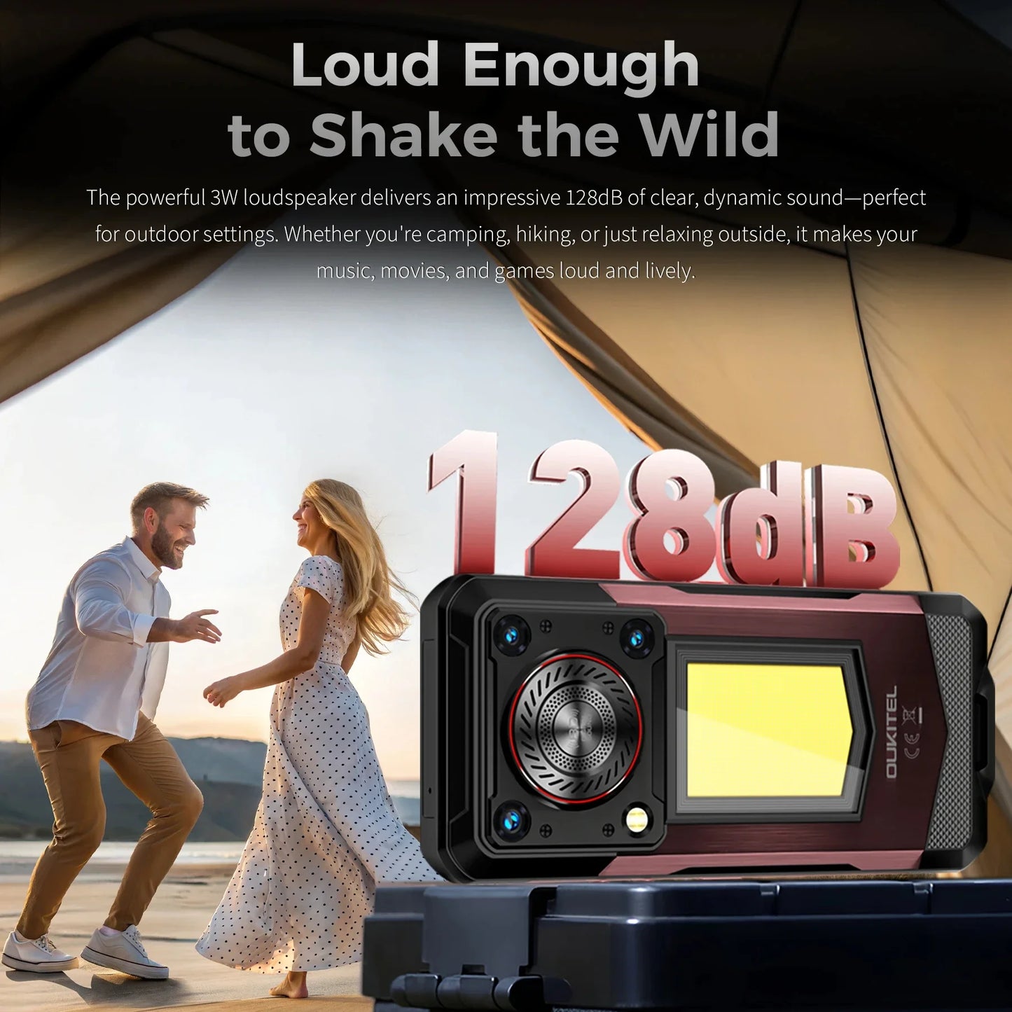 Oukitel WP53, World's First Rugged Phone, 6.52" HD Screen, Lightweight and Portable, 24GB (8+16) + 128GB, 11000mAh Battery, Android 15