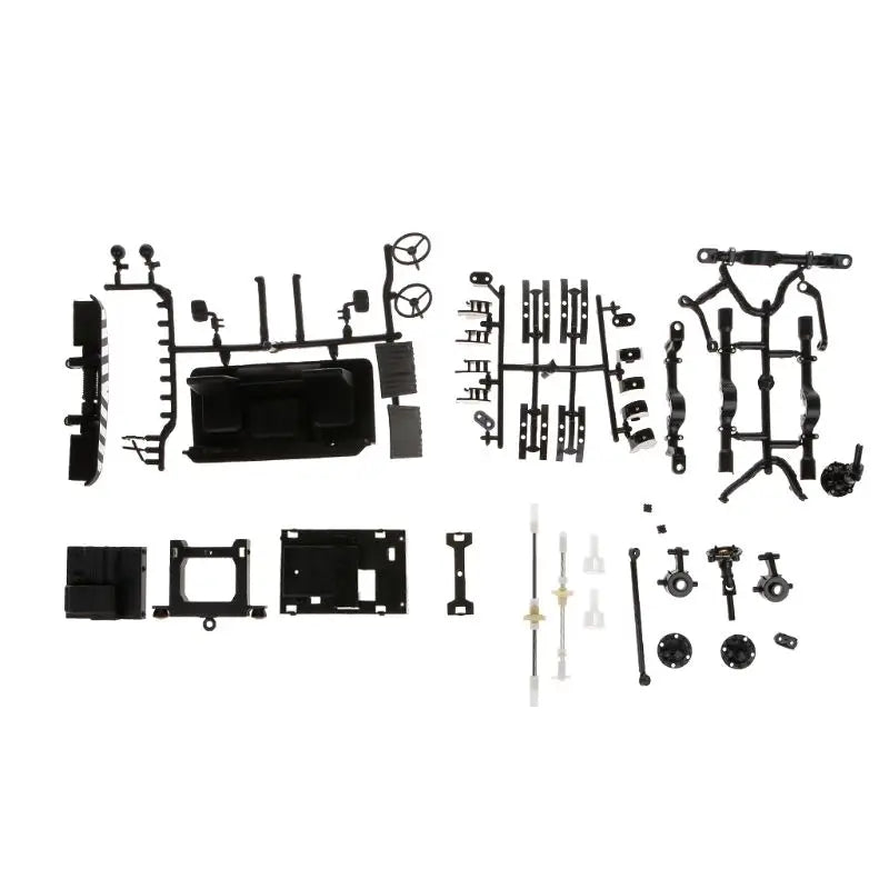 WPL B-24 Peugeot Camión Militar a Control Remoto DIY Todoterreno versiB24 Coche RC 4 Ruedas Bumoso Drive Escalada GAZ-66 Vehículo Regalo Juguete para Niño