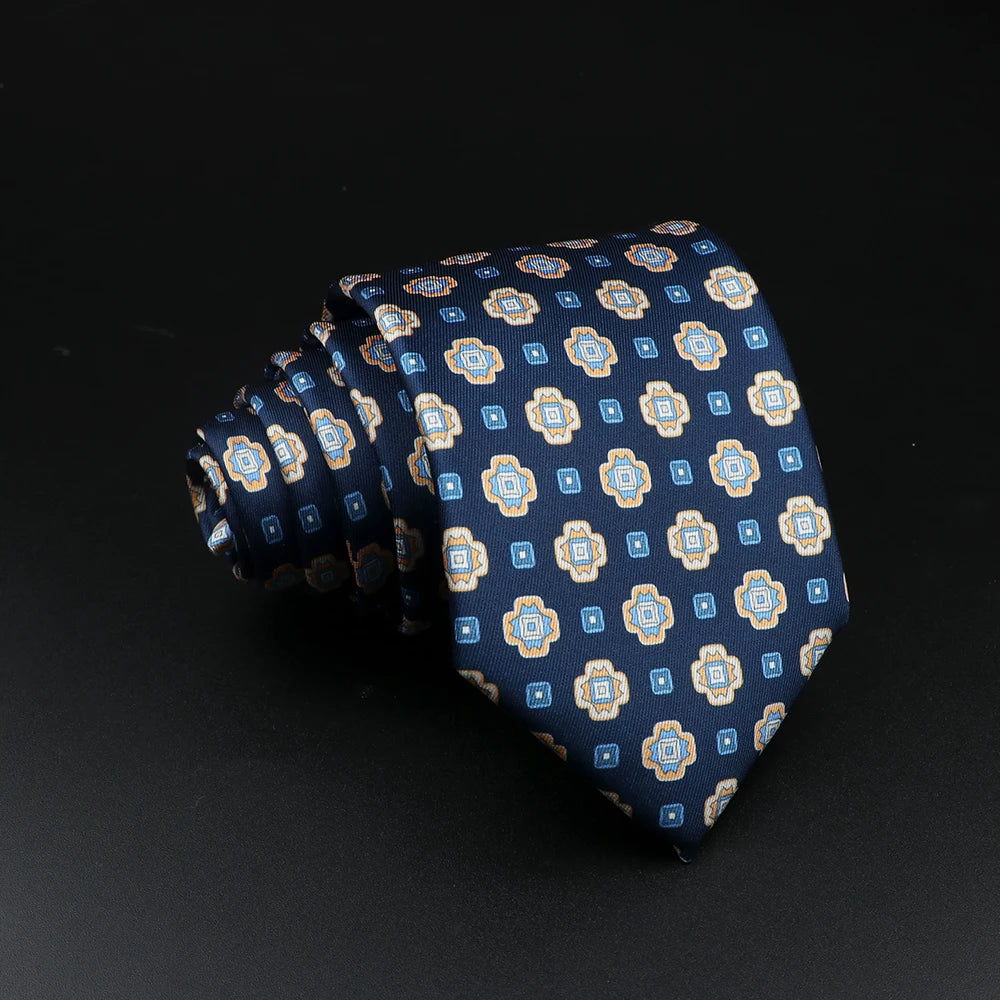 51 Estilos hombres corbatas de seda Jacquard a rayas a cuadros corbata floral accesorios uso diario camisa traje corbata regalo de fiesta de boda