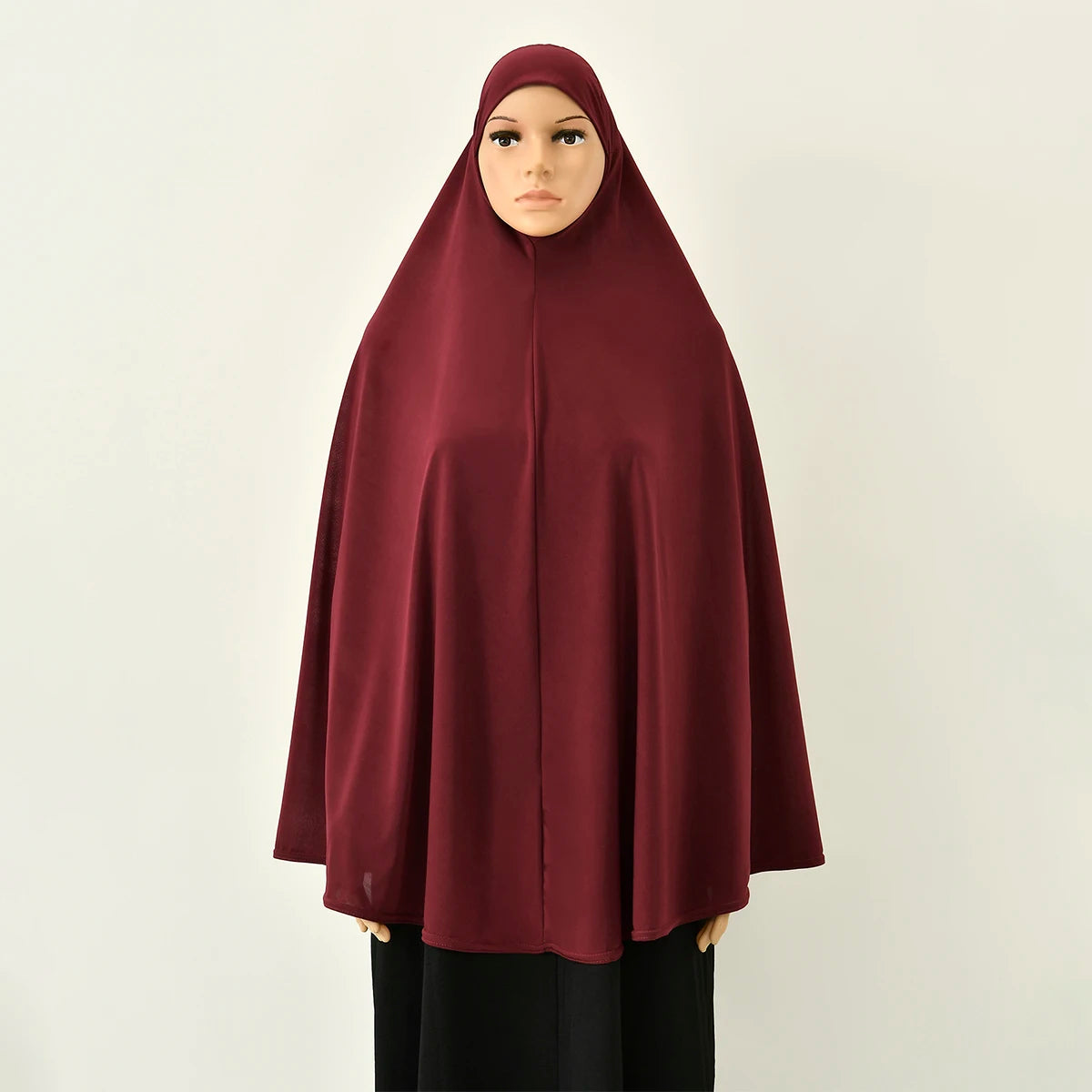 Abayas pour femmes musulmanes, couverture complète, Hijab intérieur en coton de qualité supérieure, Hijab en chanvre, robe de prière du Ramadan