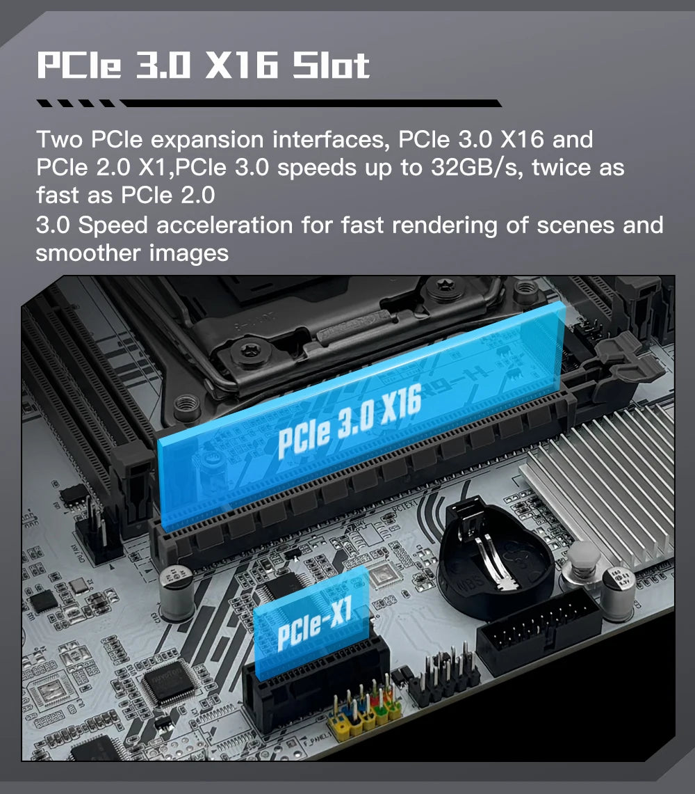 MACHINIST X99 carte mère Intel Xeon E5 2673 V3 CPU LGA2011-3 DDR3 16GB RAM NVME/SATA M.2 blanc PR8-H