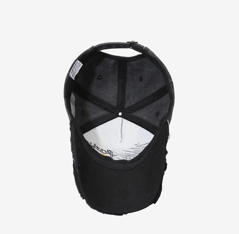 Quatre saisons nouvelle casquette de Baseball rétro en détresse décontracté Sports de plein air chapeau printemps et automne chapeau de soleil lettre broderie casquette hommes
