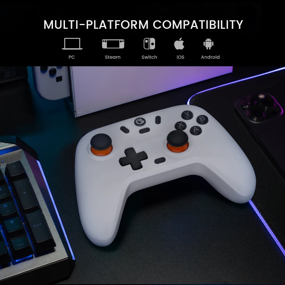 GameSir Nova Lite Wireless Gamepad Controller with Bluetooth, Dongle, Wired for Switch, Android, iOS, PC, and Steam Gaming