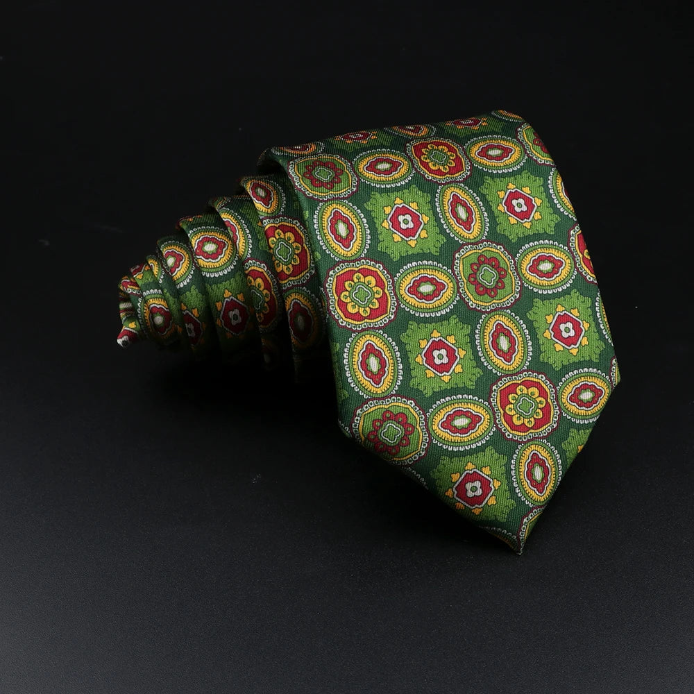 51 Estilos hombres corbatas de seda Jacquard a rayas a cuadros corbata floral accesorios uso diario camisa traje corbata regalo de fiesta de boda