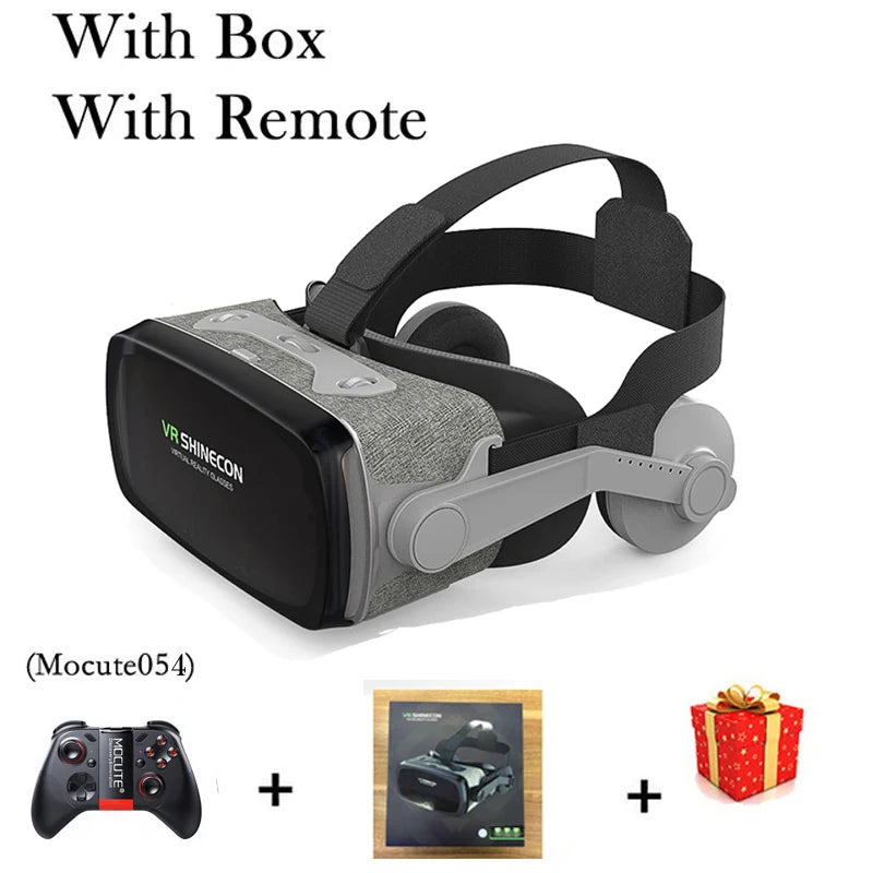 Casque VR 3D réalité virtuelle pour smartphone — lentilles, jumelles, jeu vidéo (v11)