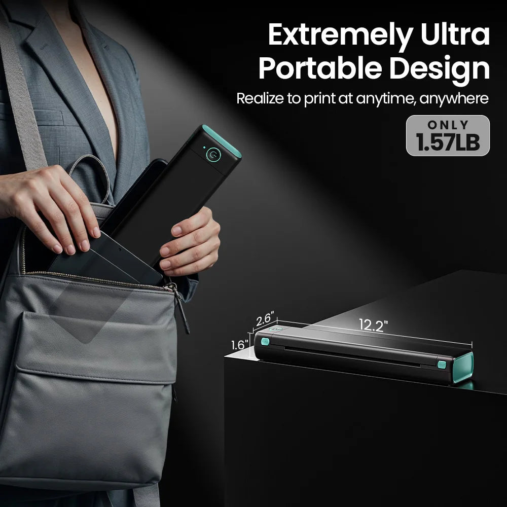 Phomemo - Impresora de esténciles de tatuajes Bluetooth, máquina de tatuar inalámbrica M08F con 10 papeles de transferencia gratis, para artistas y principiantes