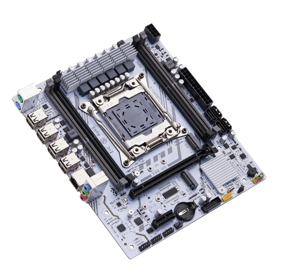 QIYIDA X99 Kit de carte mère LGA2011-3 Xeon E5 2680 V4 DDR4 16GB (2x8gb) PC4 SATA PCI16x3.0 NVME M.2 ordinateur de jeu