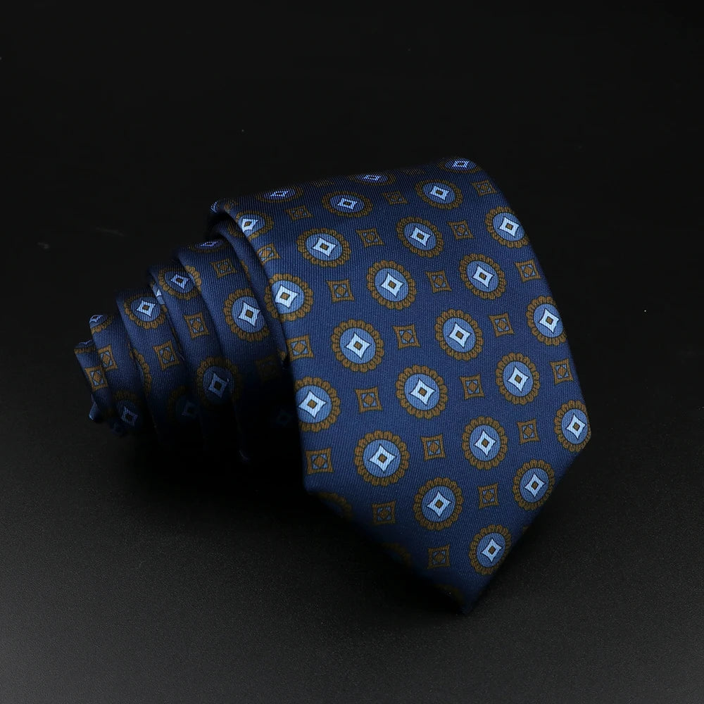 51 Estilos hombres corbatas de seda Jacquard a rayas a cuadros corbata floral accesorios uso diario camisa traje corbata regalo de fiesta de boda