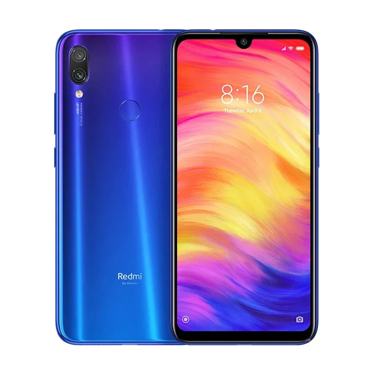 Xiaomi Redmi Note 7 PRO Smartphone d'origine 6GB 128GB Snapdragon 660AIE téléphone portable Android 48.0MP + 5.0MP caméra arrière téléphone portable
