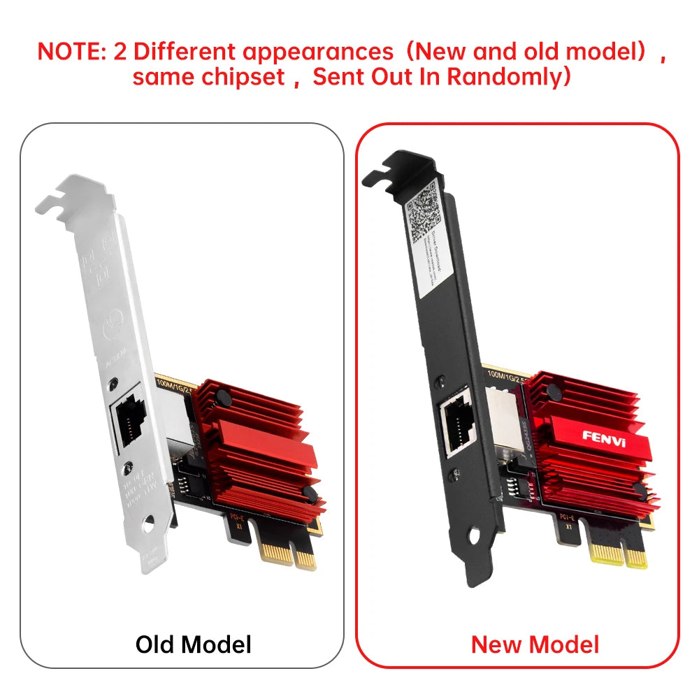 FENVI-Carte réseau 2.5G PCI-E vers RJ45, puce RTL8125B, 100/1000Mbps, 2.5Gbps, adaptateur de contrôleur LAN filaire Ethernet pour Win7/8/10/11