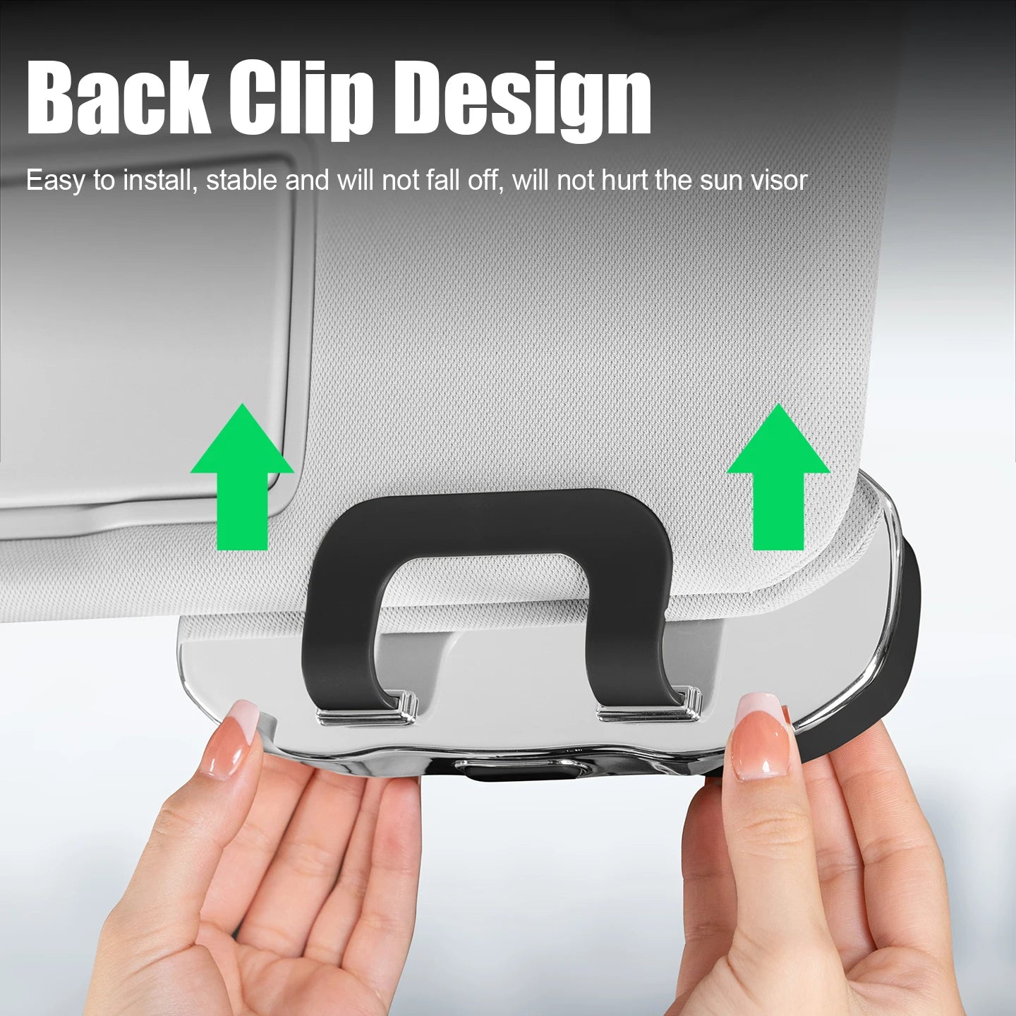 Porte-lunettes de soleil pour voiture, boîte à lunettes de voiture, pare-soleil, boîte de rangement en ABS, anti-rayures, protection des lunettes, accessoires intérieurs de voiture