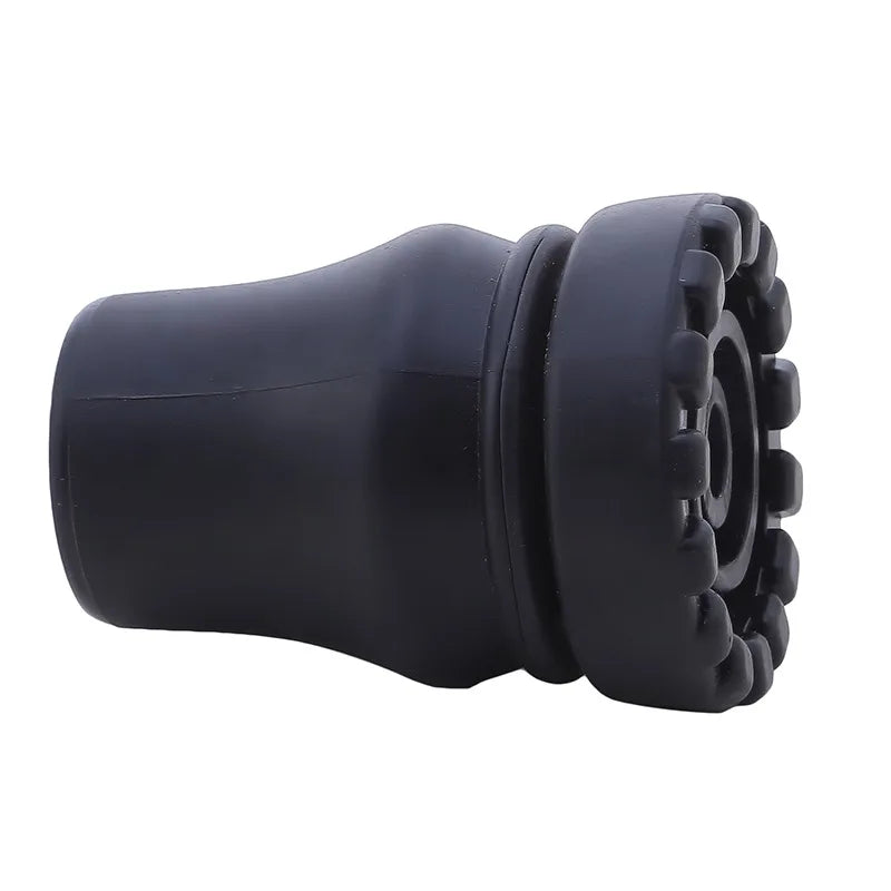 Bâton de marche antidérapant 16-22mm, béquille, coussinets inférieurs, protection d'escalade, randonnée, trekking, pointe de poteau, 1/4 pièces