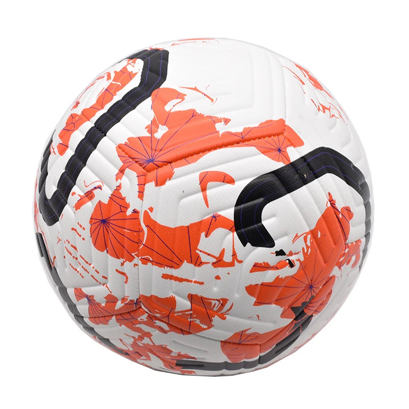 Ballon de Football PU Taille 5 Cousu Machine — Match & Entraînement Extérieur