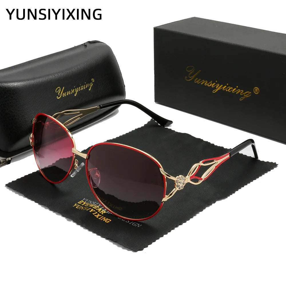 YSYX Butterfly Polarized Sunglasses for Women, Luxury UV400 Driving Sunglasses, Fashion Eyewear 2023
